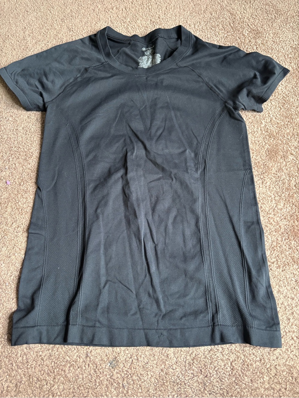 GAIAM Black Short Sleeve Active Tee